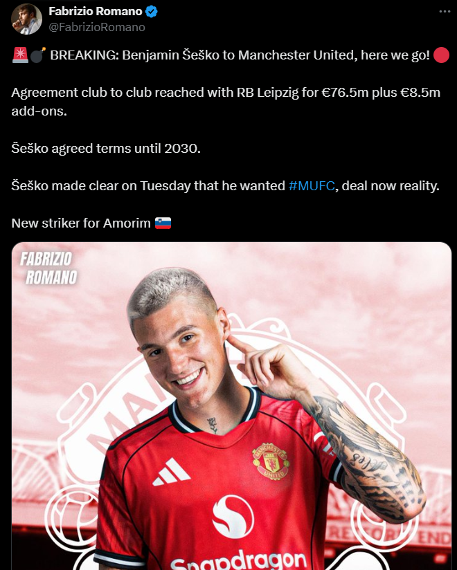 HERE WE GO! Manchester United kupuje GWIAZDĘ za blisko 80 MLN!